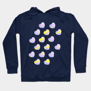 Self discovery - hearts pattern Hoodie